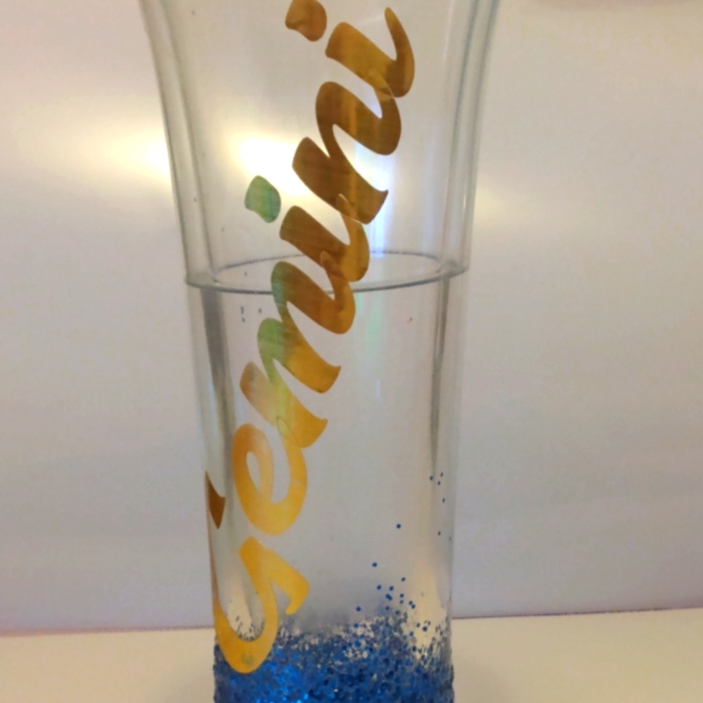 Double walled Gemini tall glass